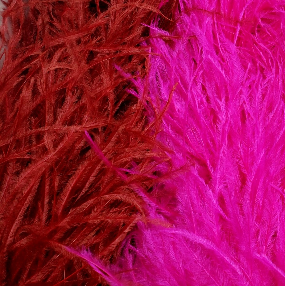 Genuine Ostrich Feather BOA, 8 Ply