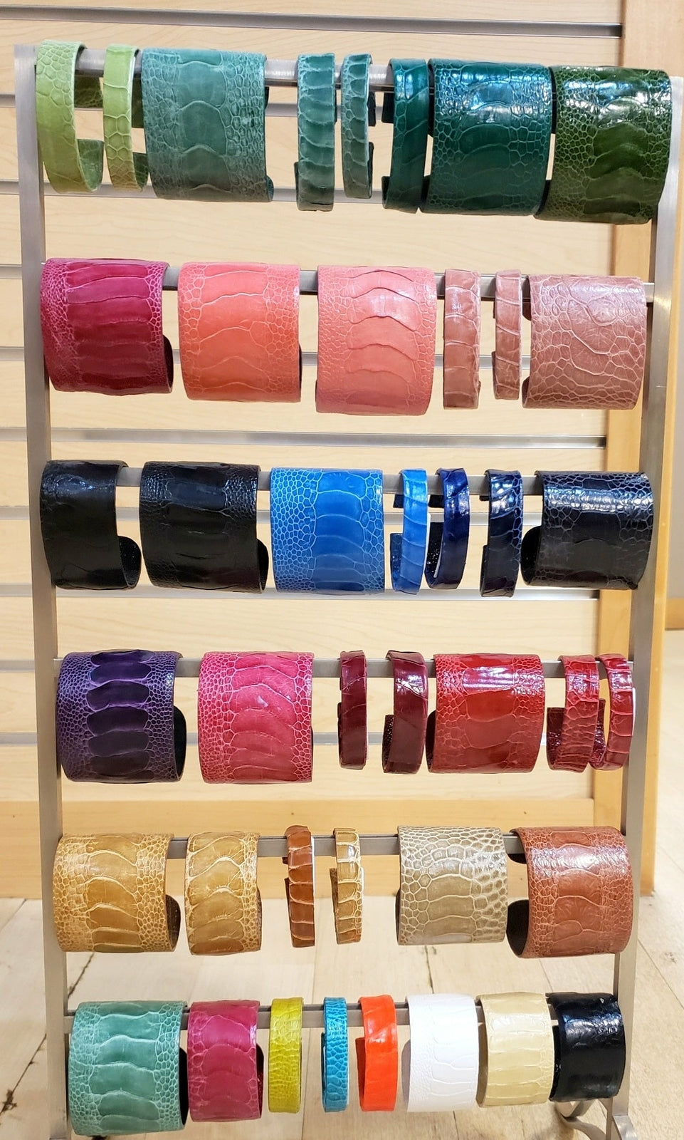 Cuff Ostrich Shin Leather - 1.5"