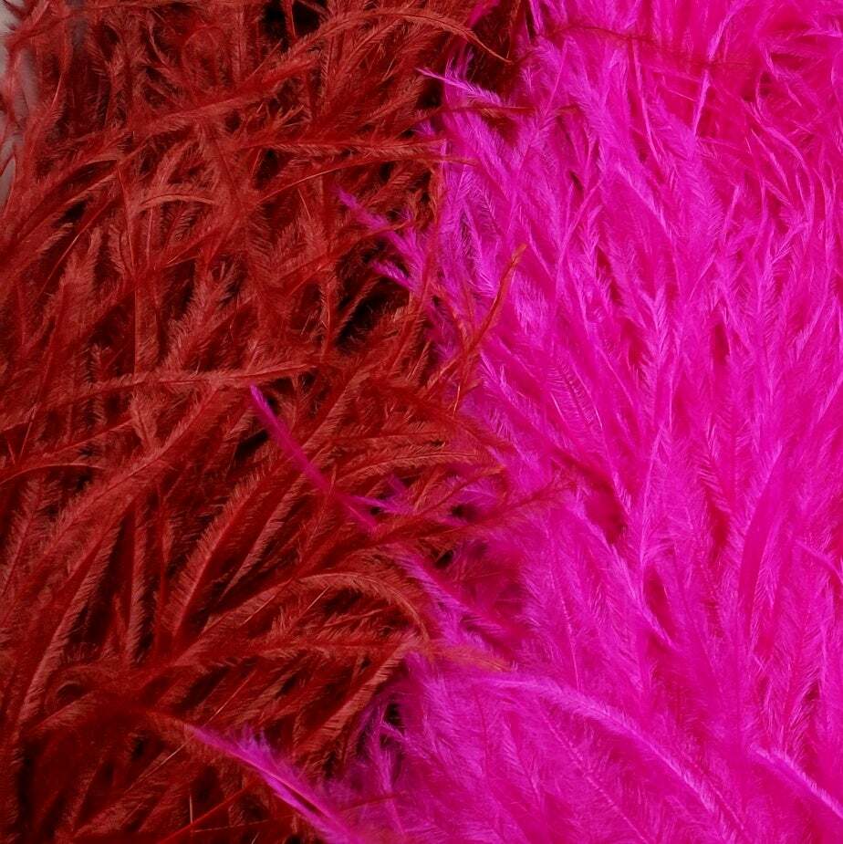Genuine Ostrich Feather BOA, 8 Ply
