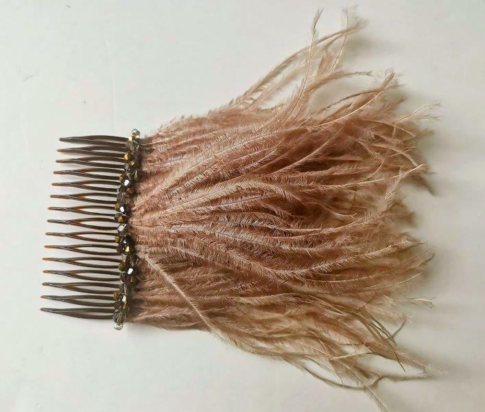 Feather Hair Piece/ Comb/ Clip