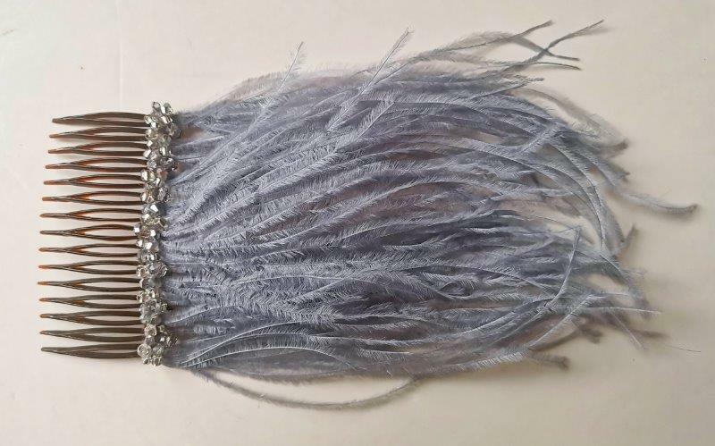 Feather Hair Piece/ Comb/ Clip