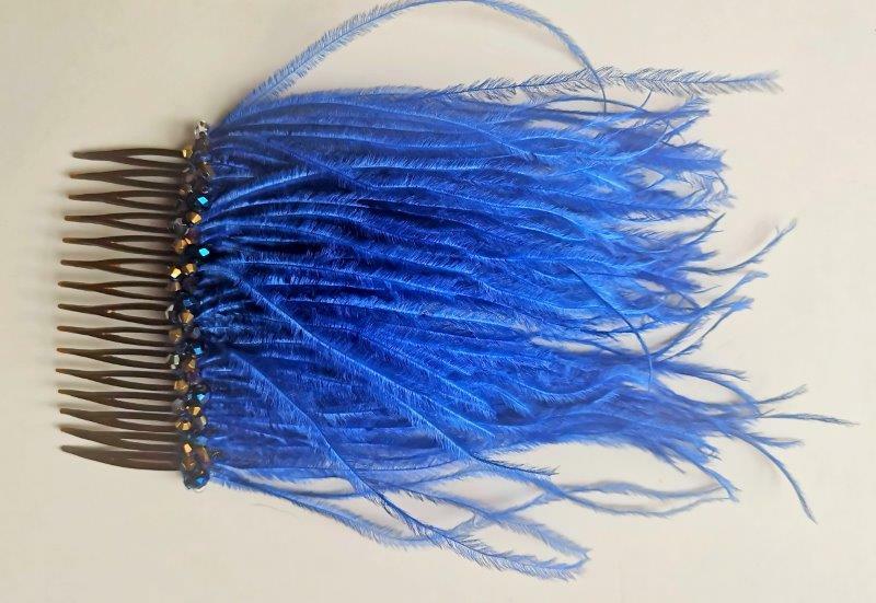Feather Hair Piece/ Comb/ Clip