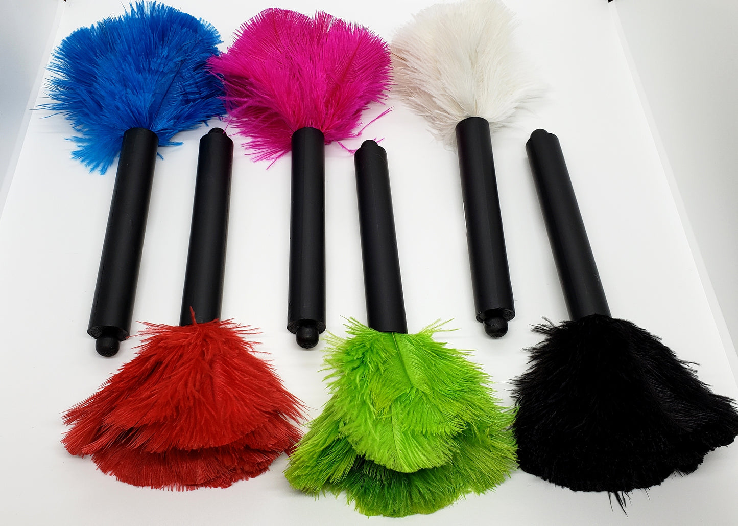 Black Handle Ostrich Feather Computer Duster