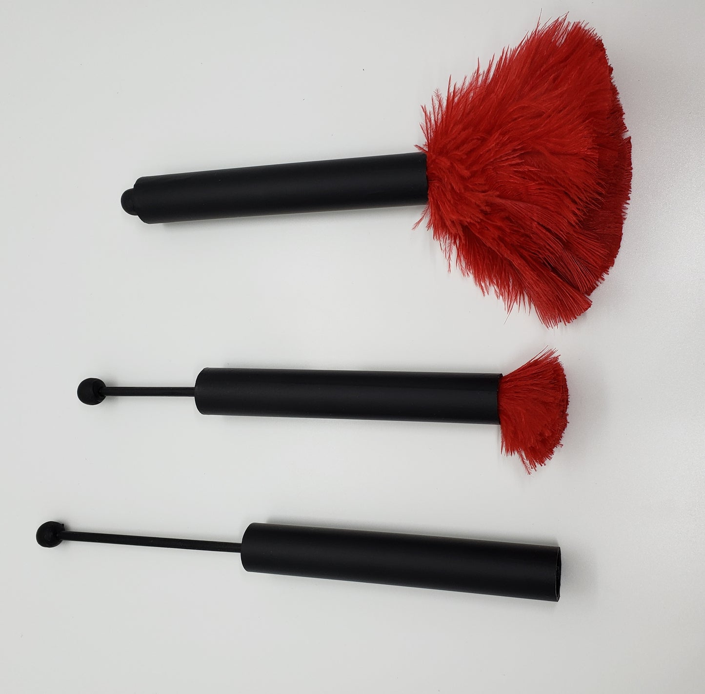 Black Handle Ostrich Feather Computer Duster