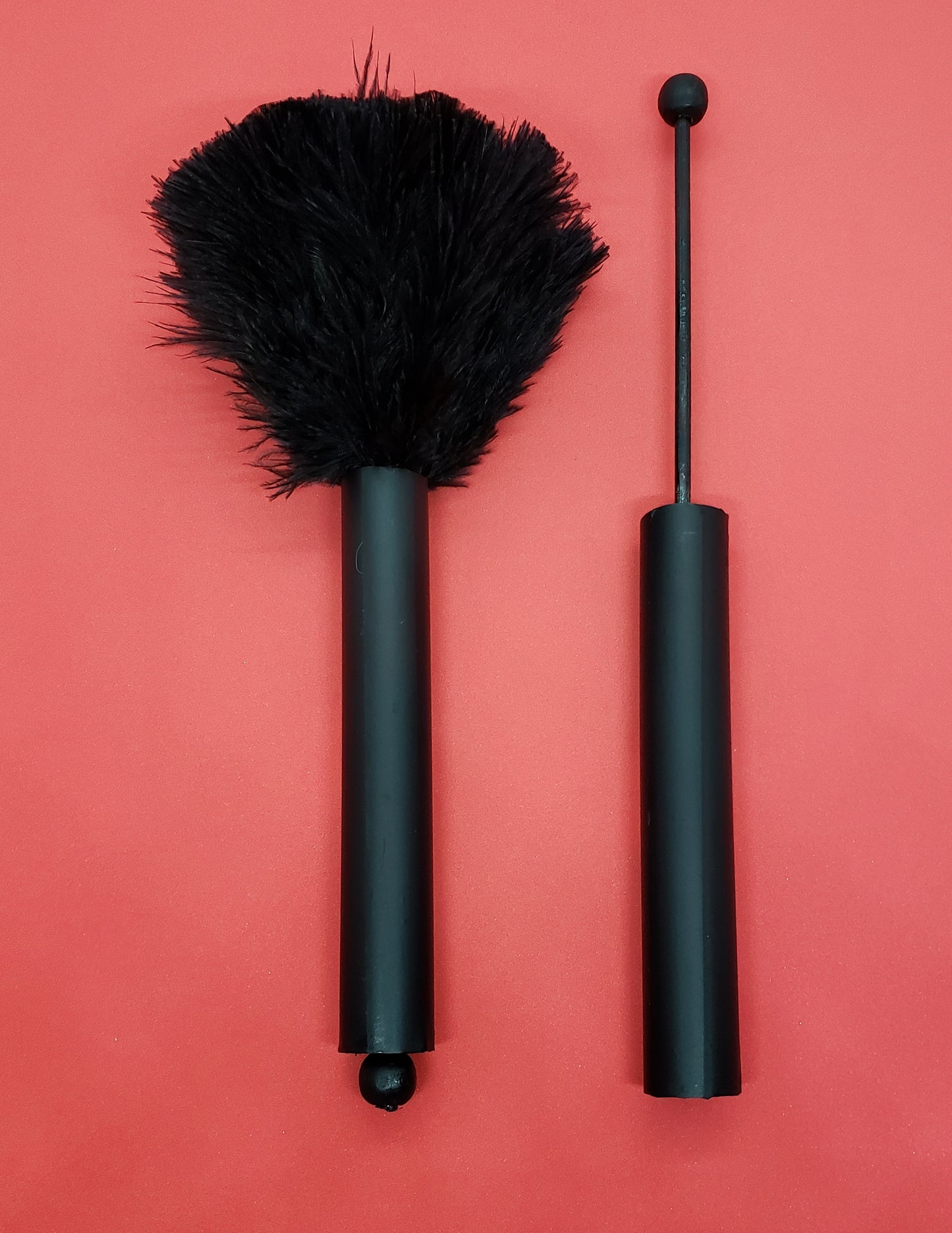 Black Handle Ostrich Feather Computer Duster