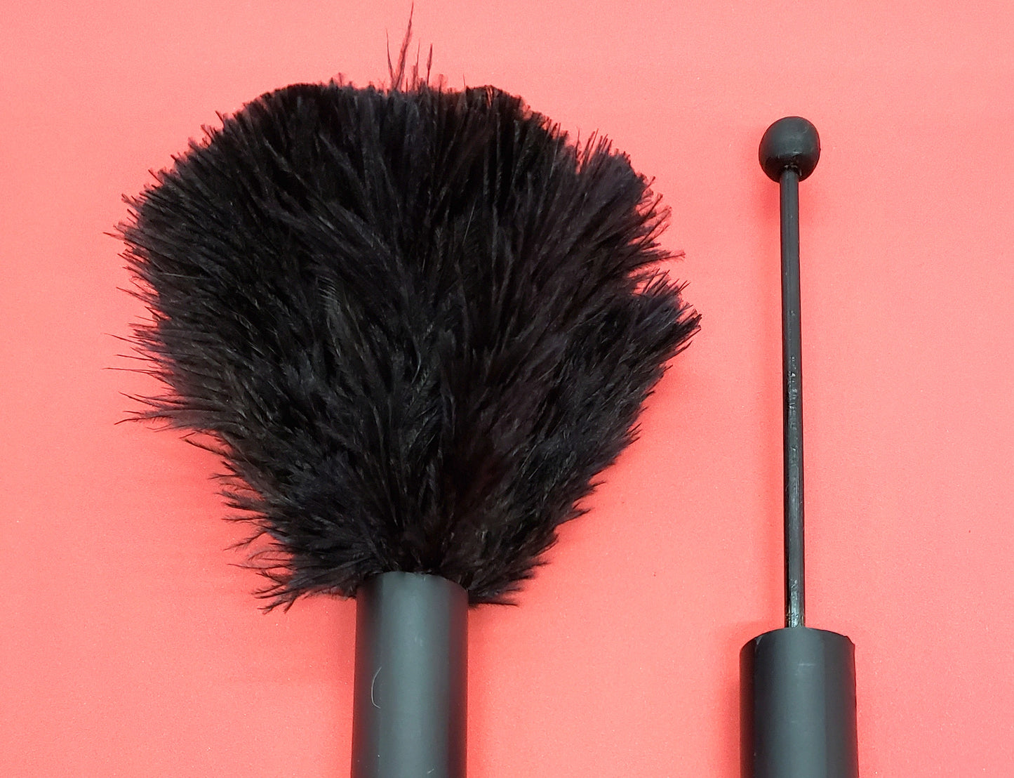 Black Handle Ostrich Feather Computer Duster