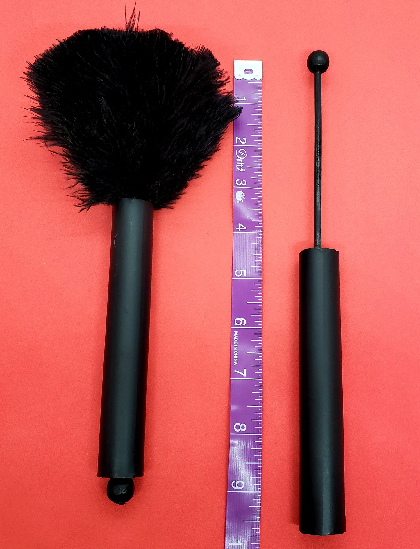 Black Handle Ostrich Feather Computer Duster