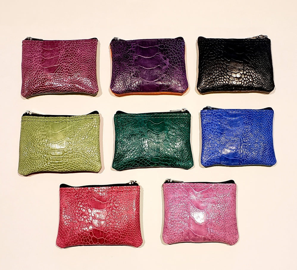 Ostrich Shin Coin Purse