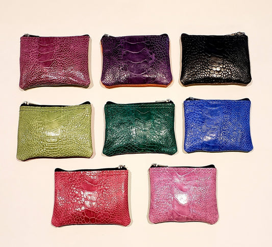 Ostrich Shin Coin Purse