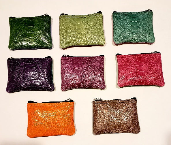 Ostrich Shin Coin Purse