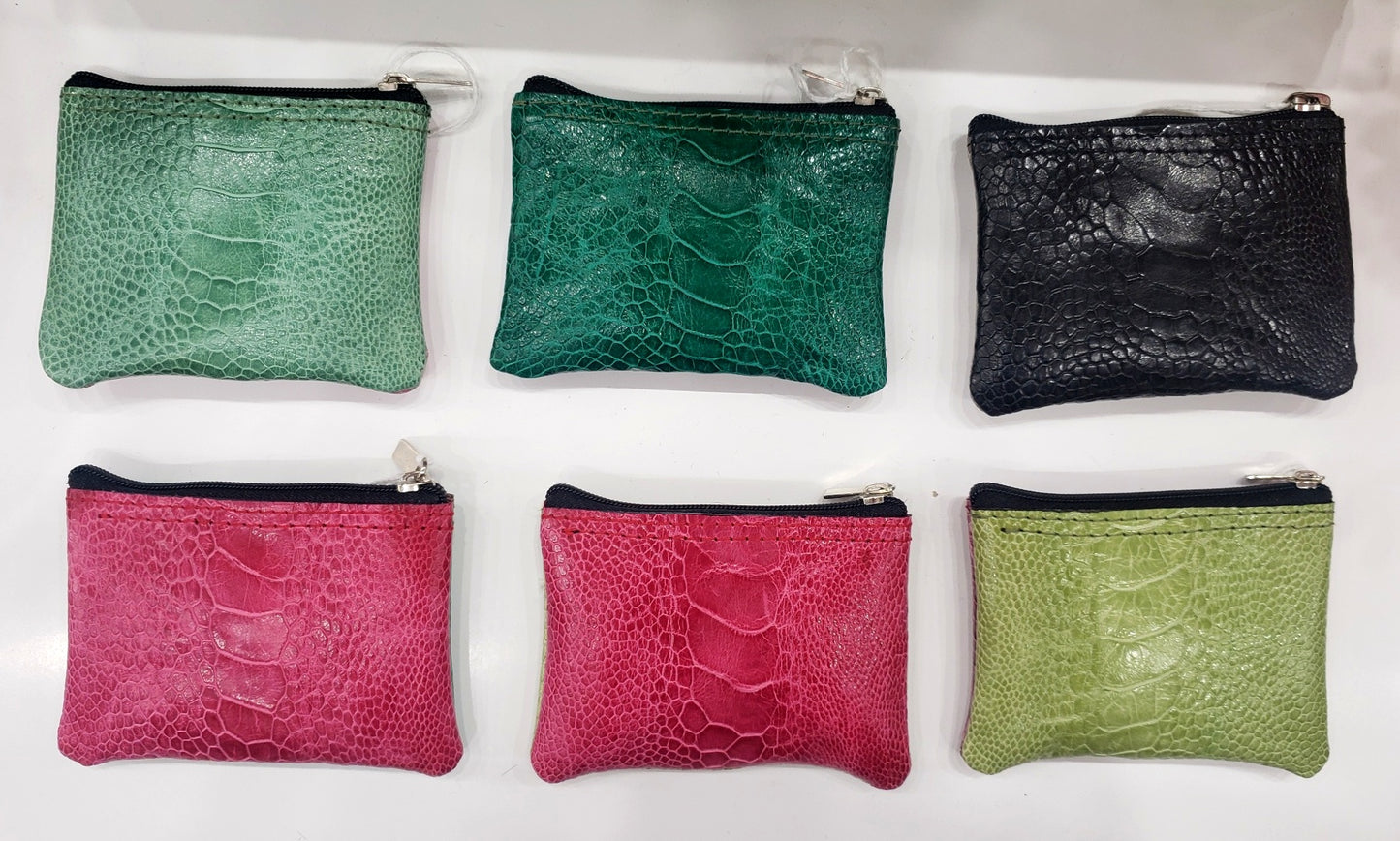 Ostrich Shin Coin Purse