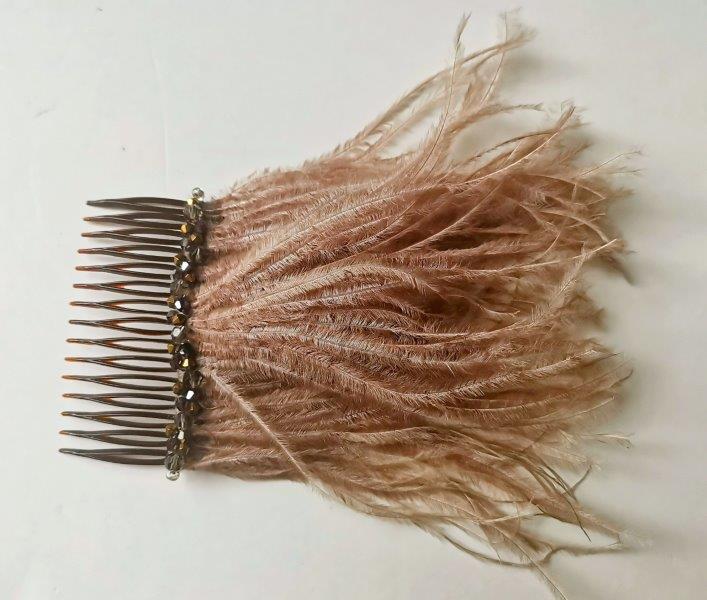 Feather Hair Piece/ Comb/ Clip