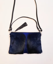 Blue Springbok Hide Handbag