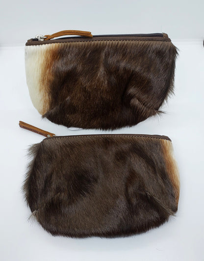 Blesbok Hide Round Purse