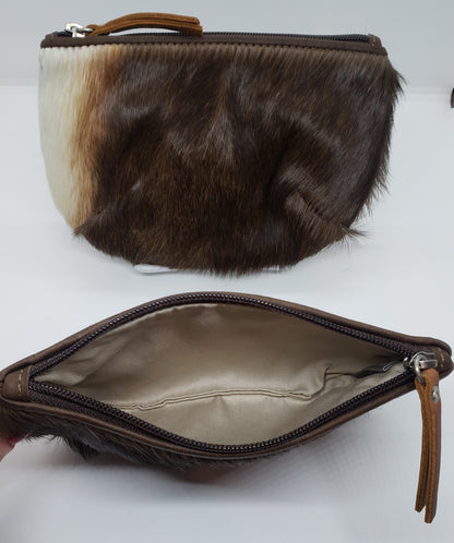 Blesbok Hide Round Purse