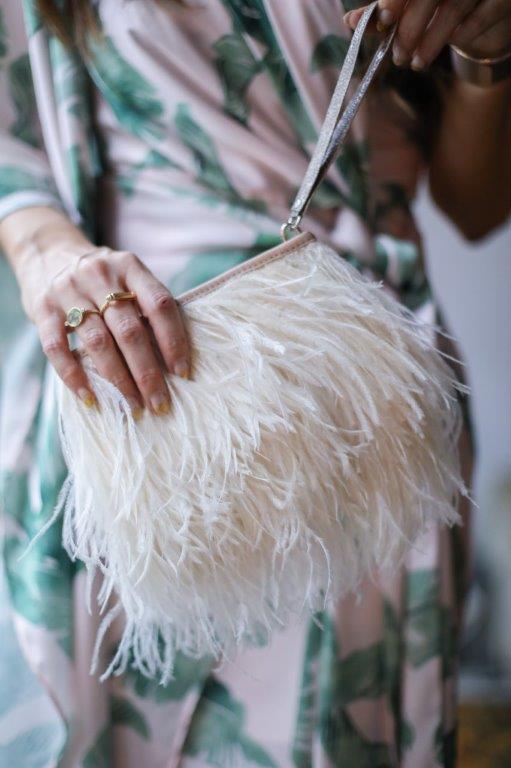 Fancy Feather Handbag