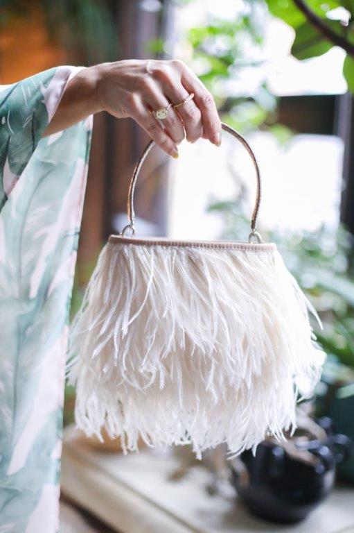 Fancy Feather Handbag