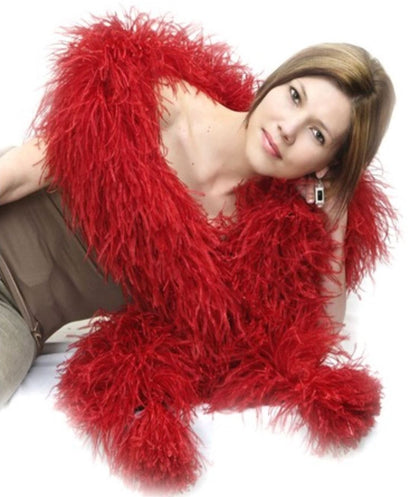 Genuine Ostrich Feather BOA, 8 Ply