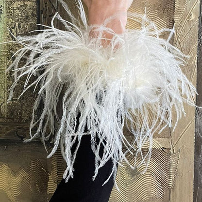 Detachable Ostrich Feather CUFF