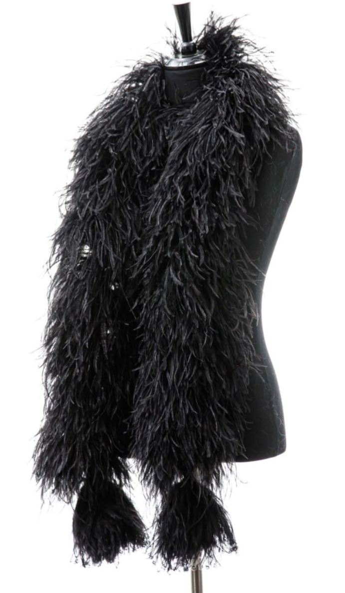 Genuine Ostrich Feather BOA, 8 Ply