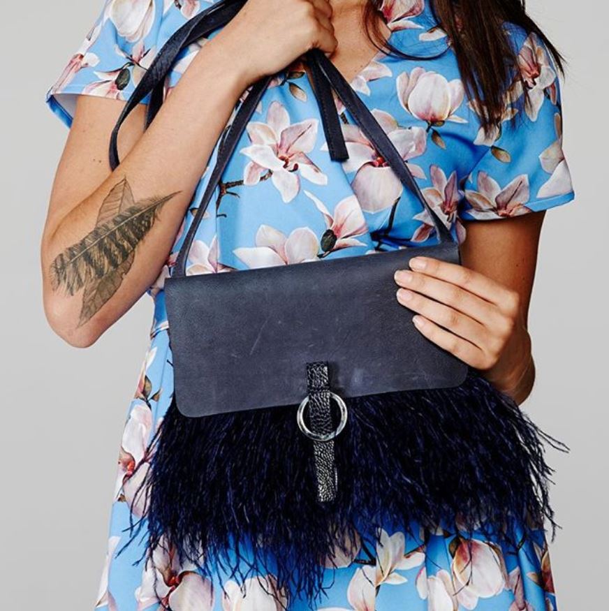 LOLA Feather Bag